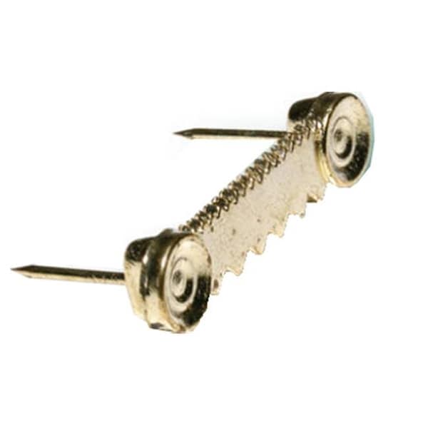 Hillman Fasteners 121135 2 Pack; Large Brass Push In Picture Self Leveler